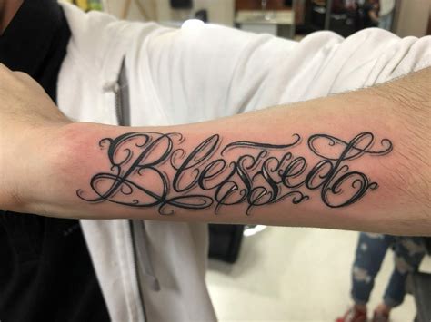 blessed tattoo